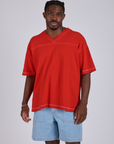 Burly Jersey - Mustang Red