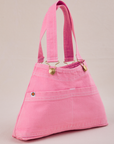 Overall Handbag in Bubblegum Pink angled view