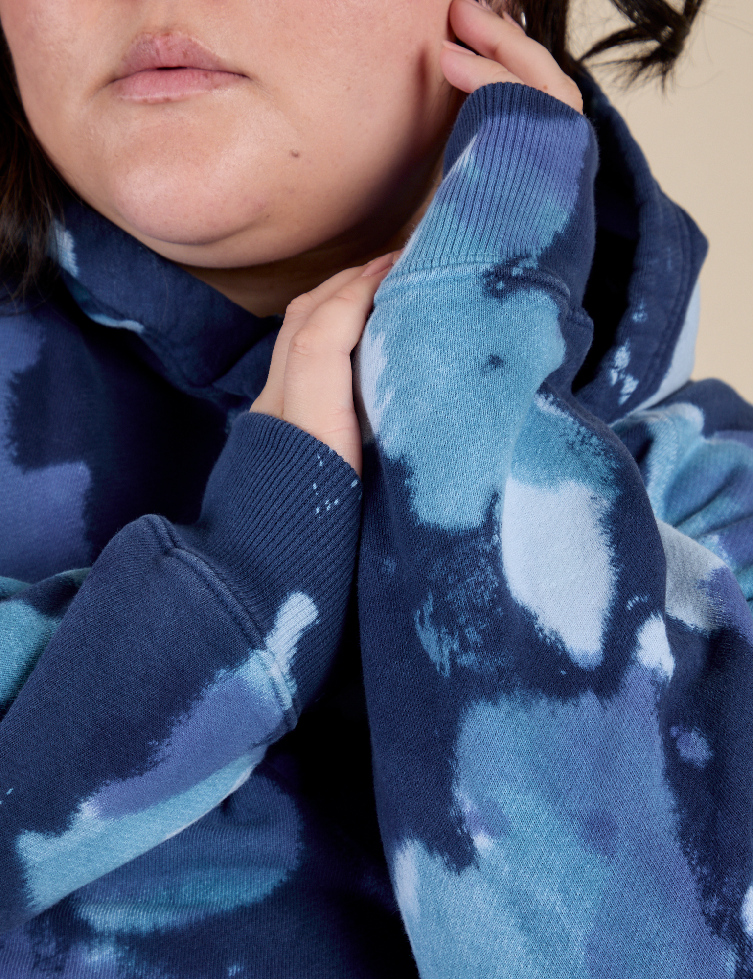 Heavyweight Oversized Hoodie - Blue Magic Waters