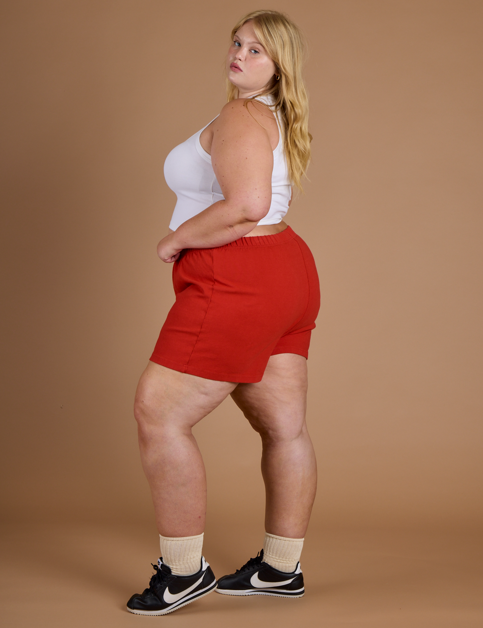 Athletic Shorts - Mustang Red