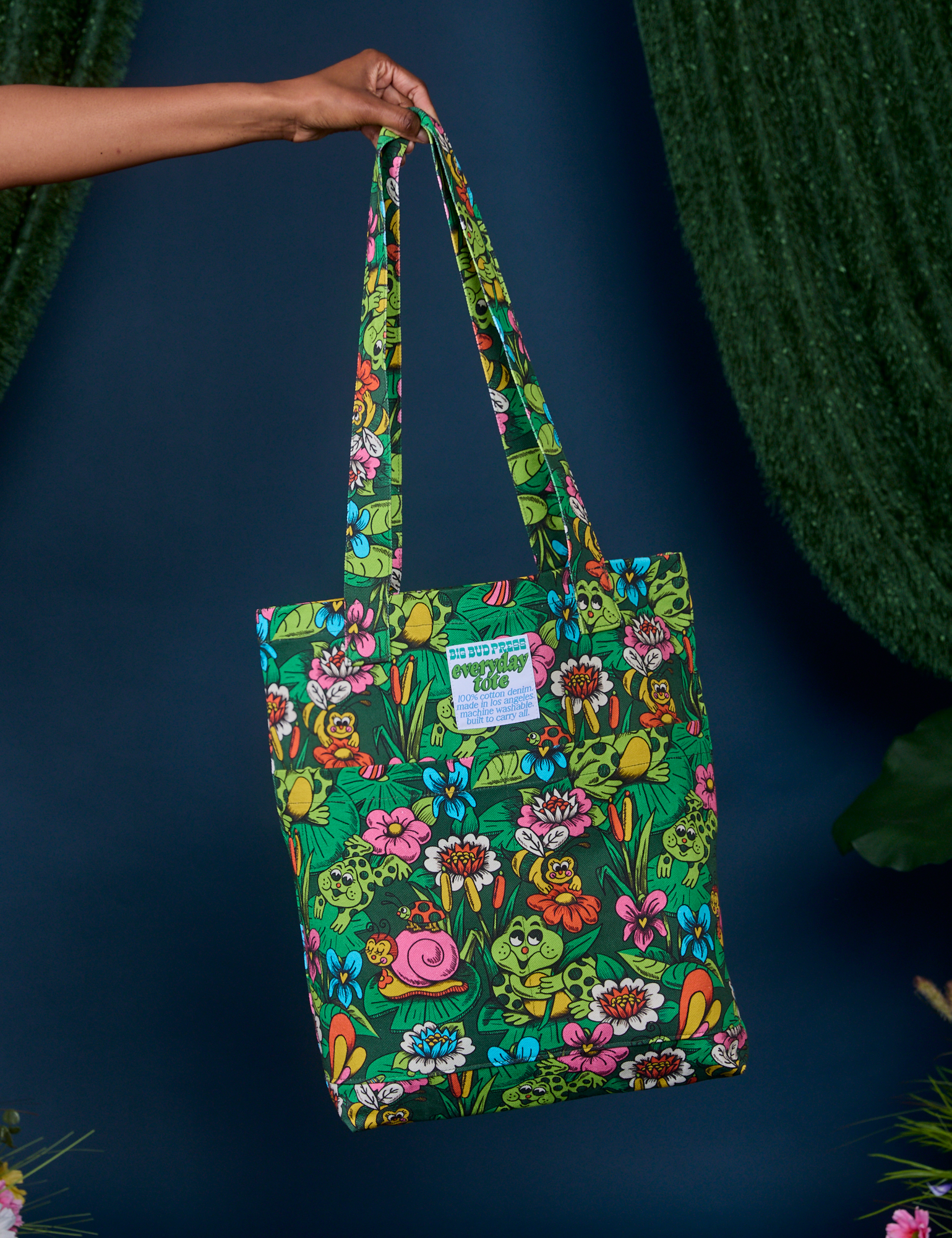 Pond Party Printed Everyday Tote