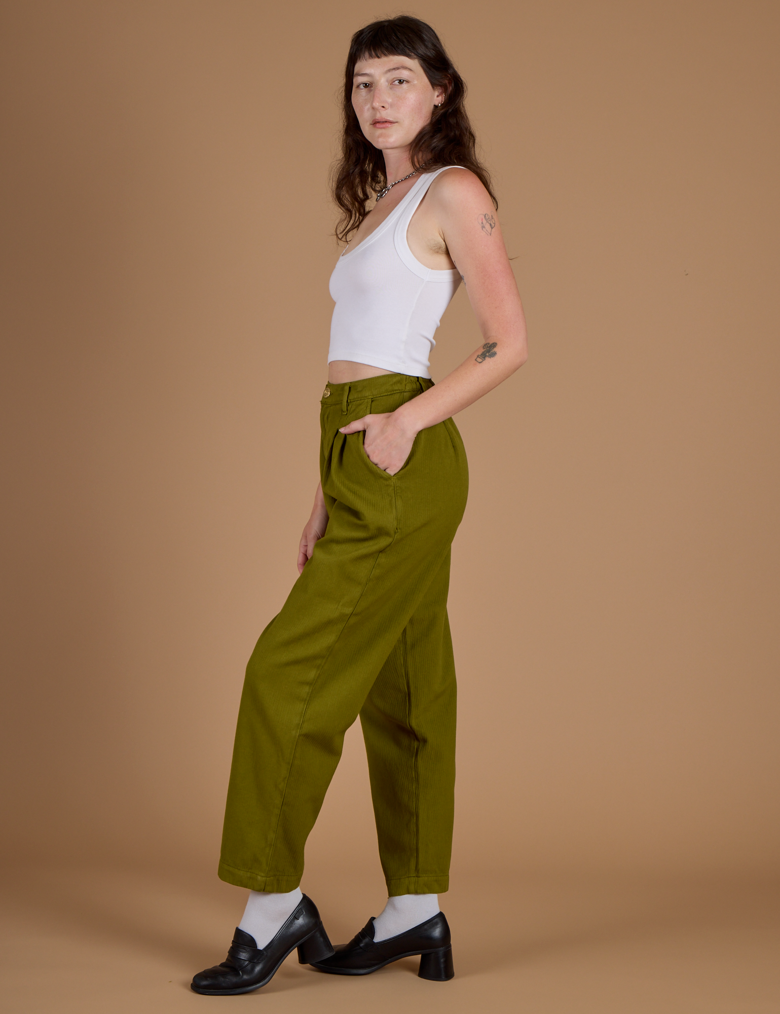 Heritage Trousers - Olive Green