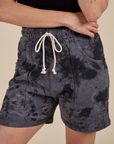 Heavyweight Sweat Shorts - Black Magic Waters