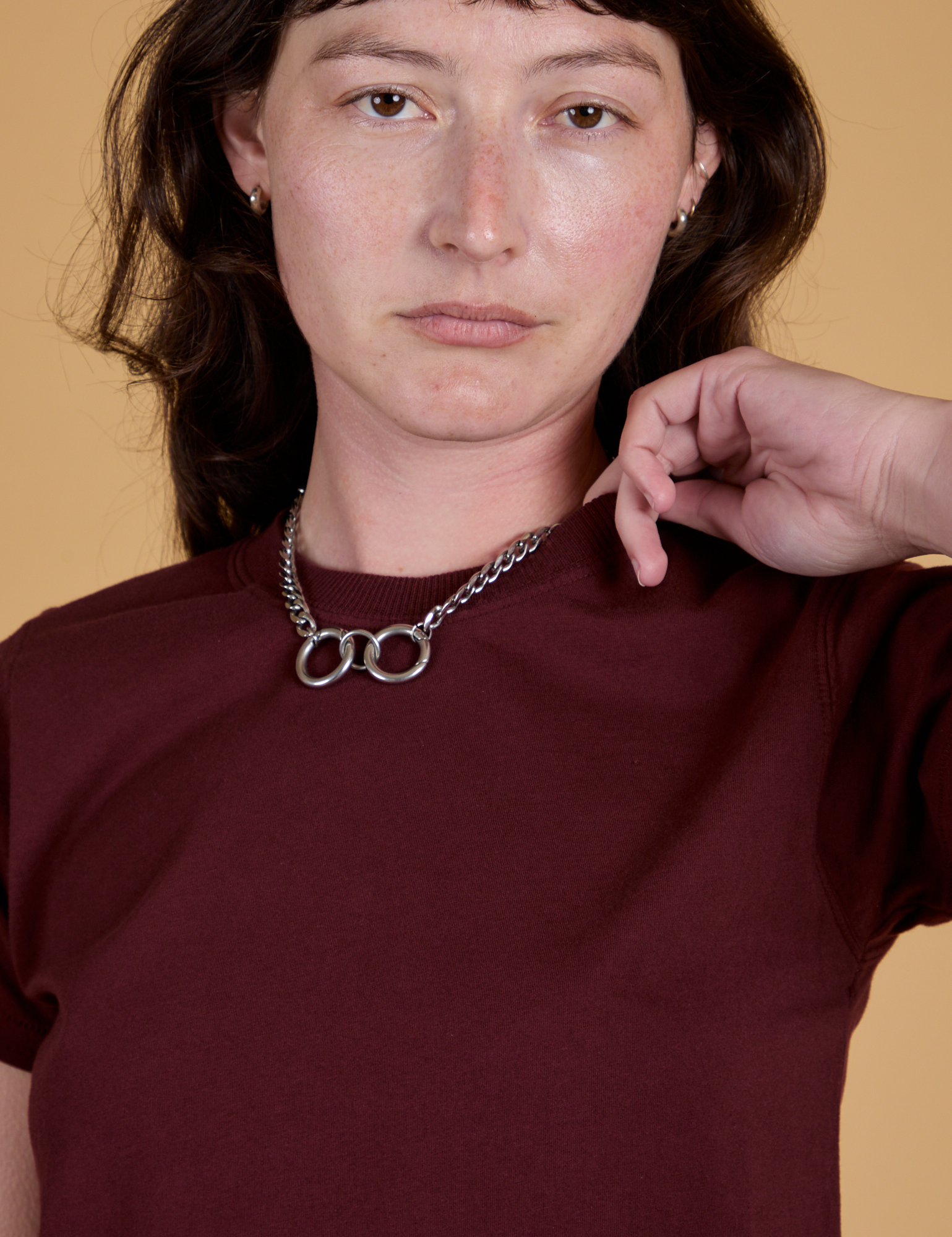 The Organic Vintage Tee - Red Wine