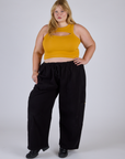 Porthole Tank - Mustard Yellow