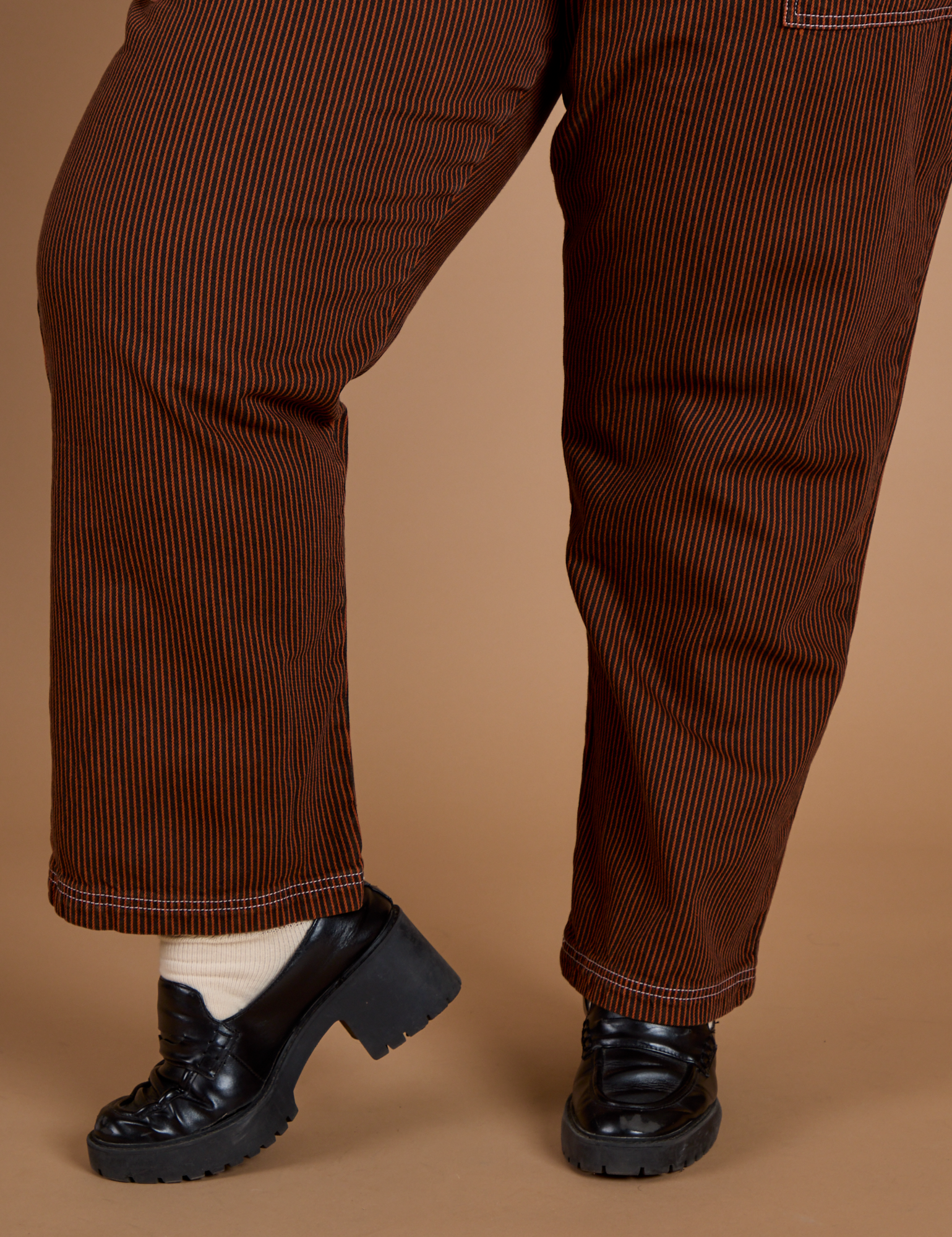 Railroad Denim Work Pants - Burnt Terracotta Overdye
