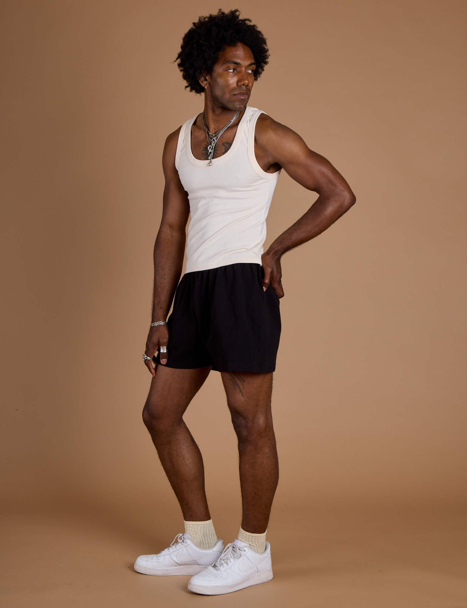 TRY-A-STYLE - Athletic Shorts - Basic Black *FINAL SALE*