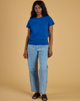 The Organic Vintage Tee - Royal Blue