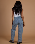 Railroad Denim Work Pants in Natural back view on Kandia