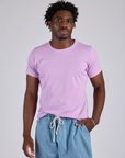 Jr. Varsity Tee in Lilac Purple on Isaac