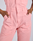 Short Sleeve Jumpsuit - Baby Pink