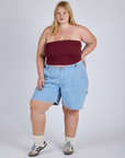 Tube Top - Red Wine