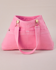 Opened Overall Handbag in Bubblegum Pink 