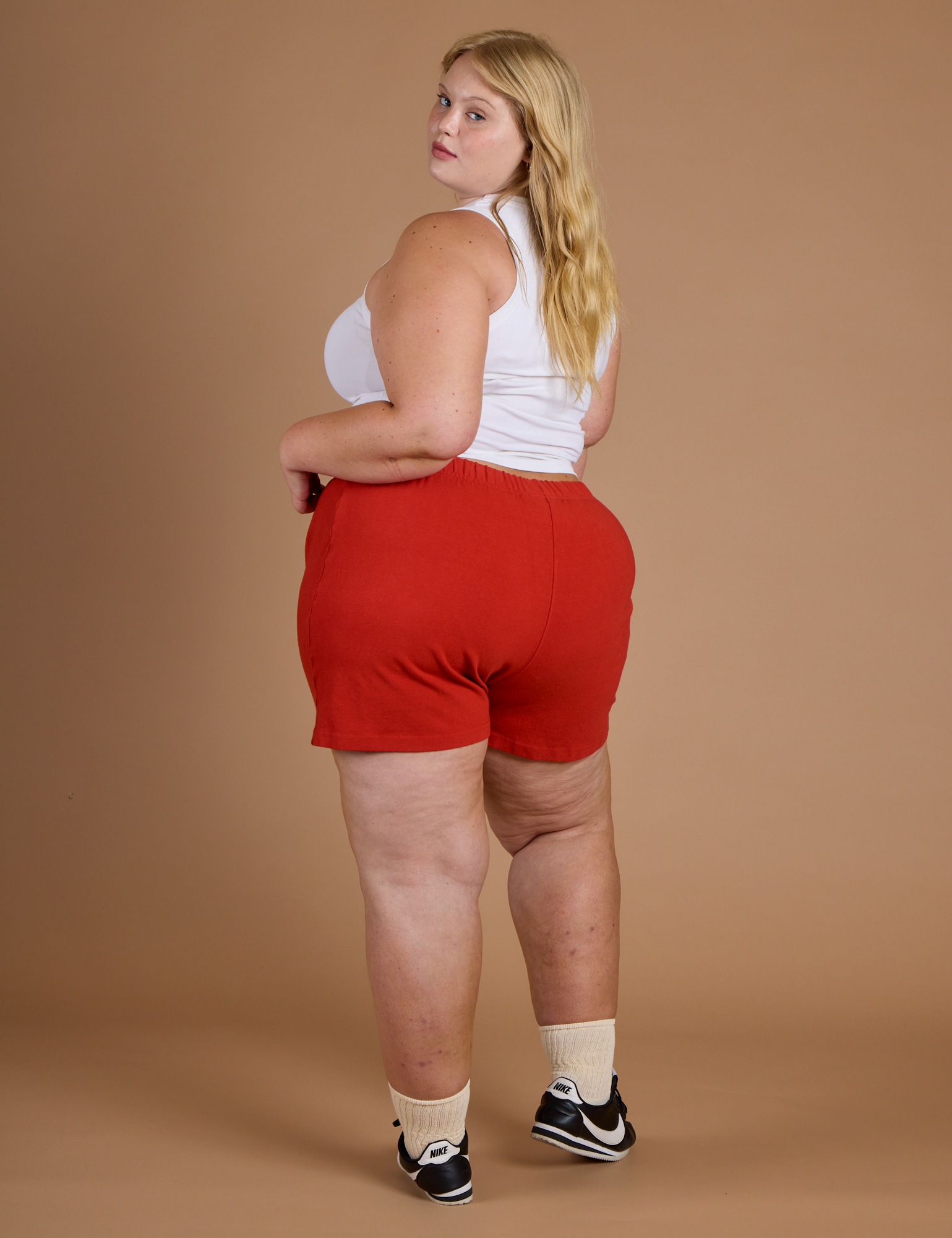Athletic Shorts - Mustang Red