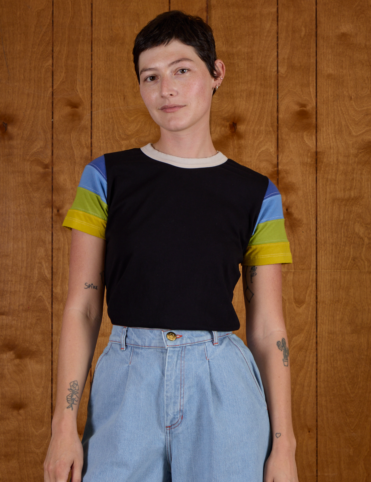 Calypso Tee in Black Multi on Alex