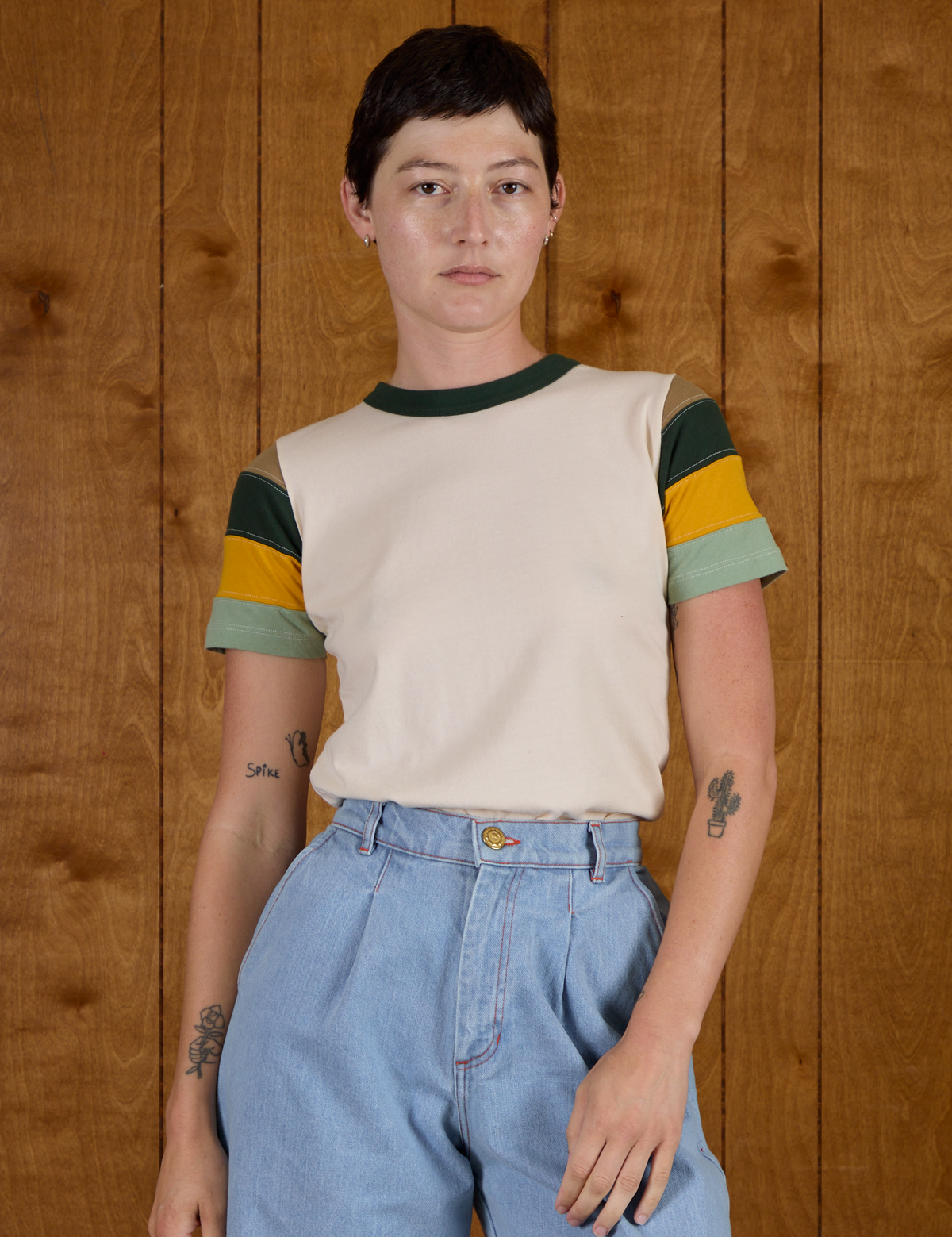 Calypso Tee in Off White Multi on Alex
