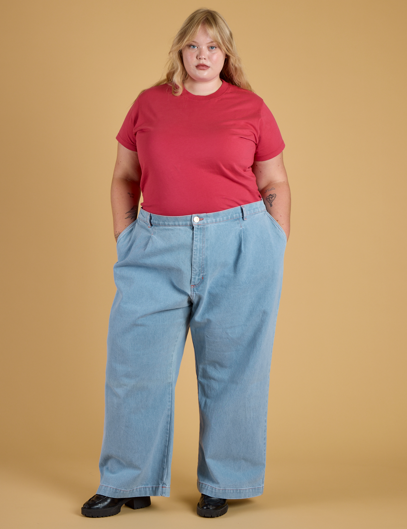 The Organic Vintage Tee - Hot Pink