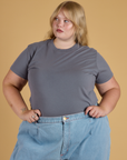 The Organic Vintage Tee - Washed Grey