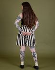 Longline Work Shorts in Natural back view on Sydney