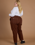 Railroad Denim Work Pants - Burnt Terracotta Overdye