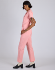 Short Sleeve Jumpsuit - Baby Pink