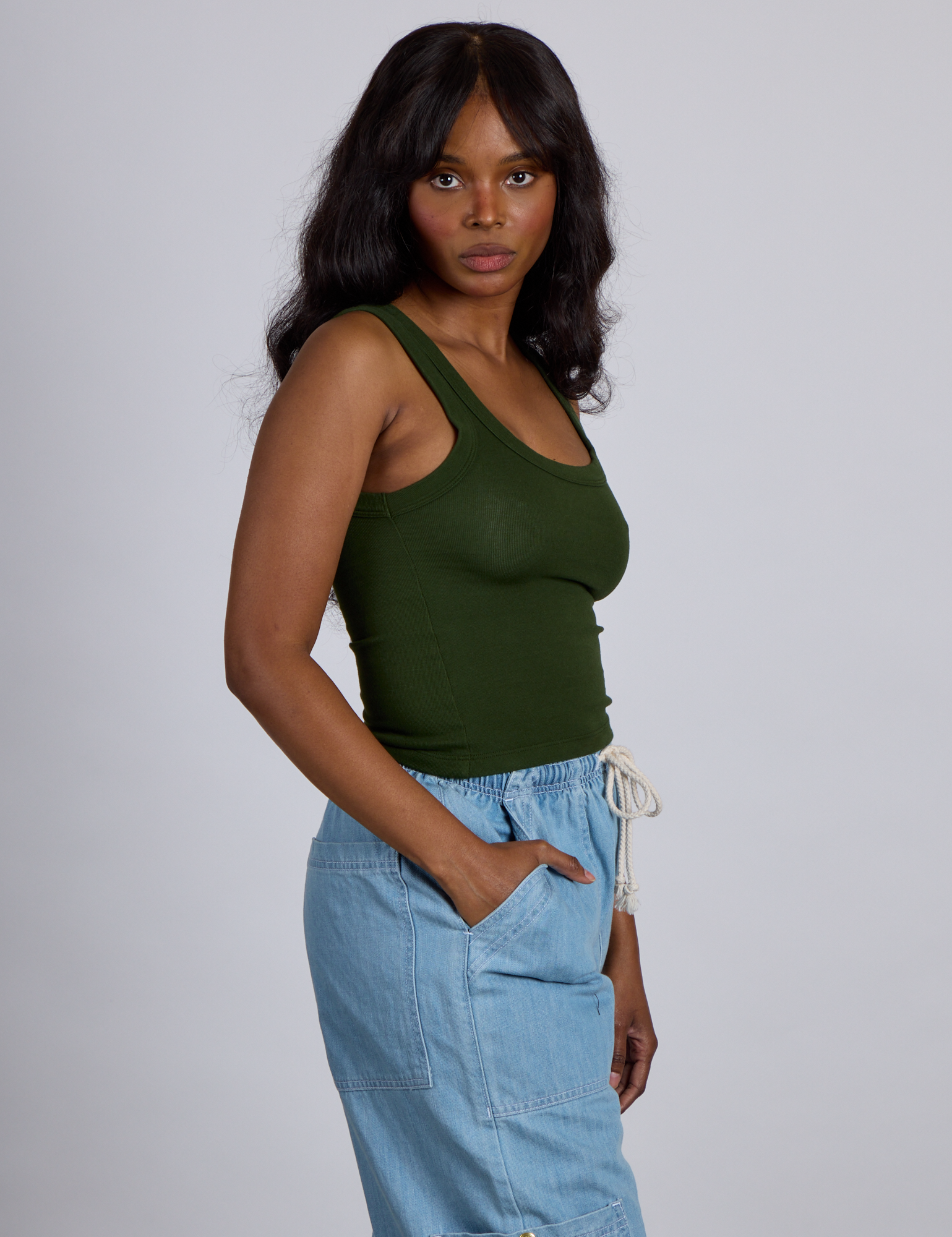 The Tank Top - Evergreen