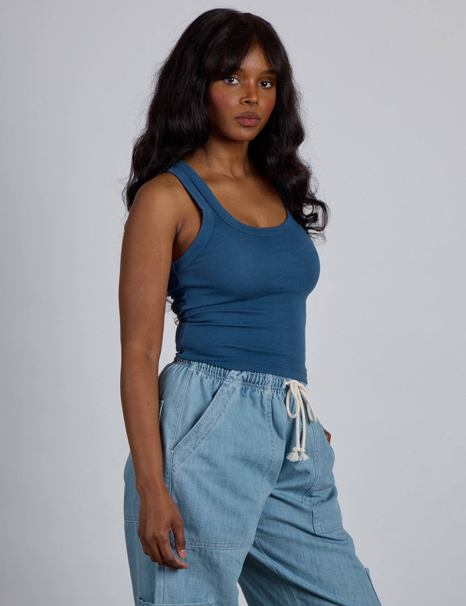 The Tank Top - French Blue