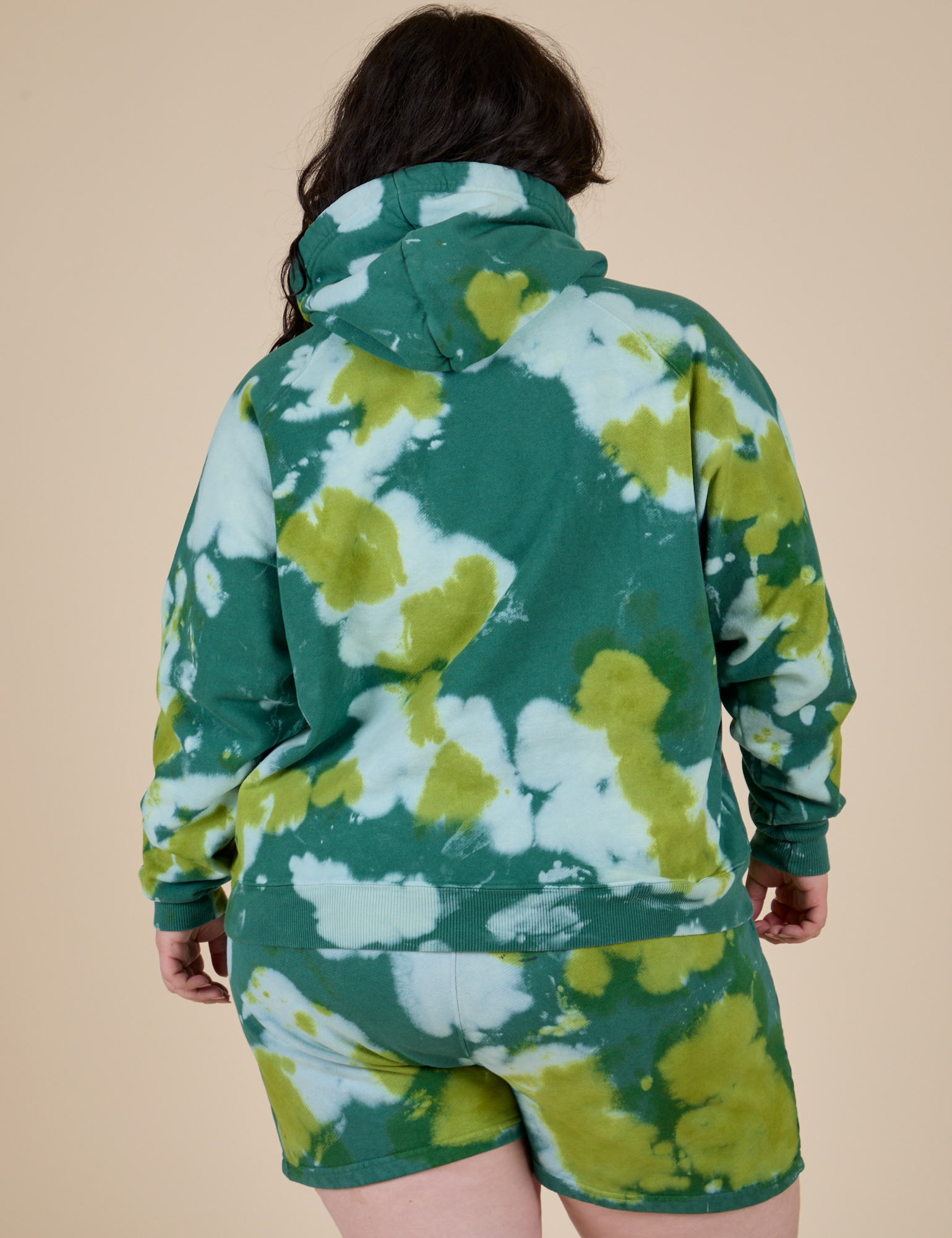 Heavyweight Oversized Hoodie - Green Magic Waters