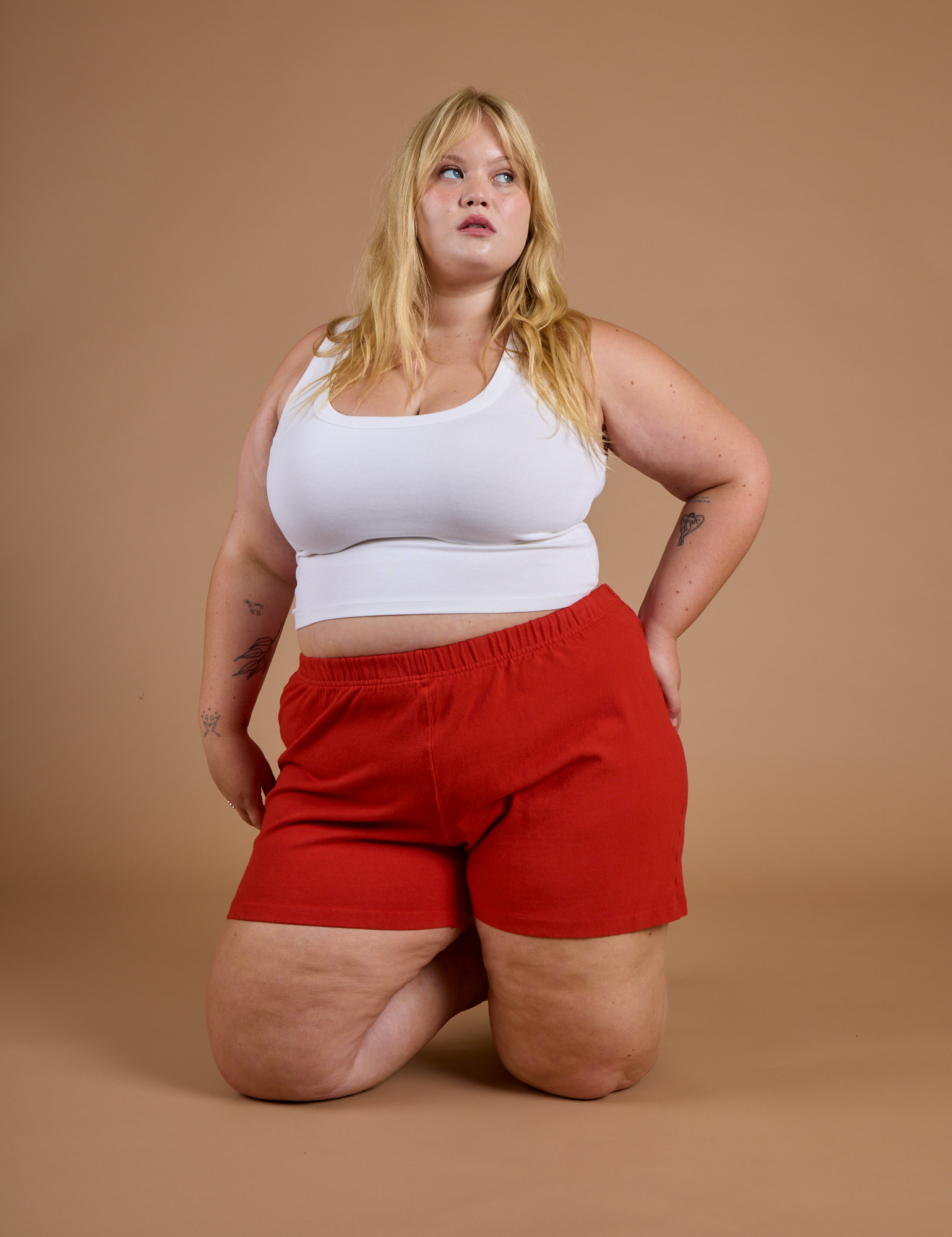 Athletic Shorts - Mustang Red