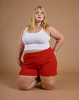Athletic Shorts - Mustang Red