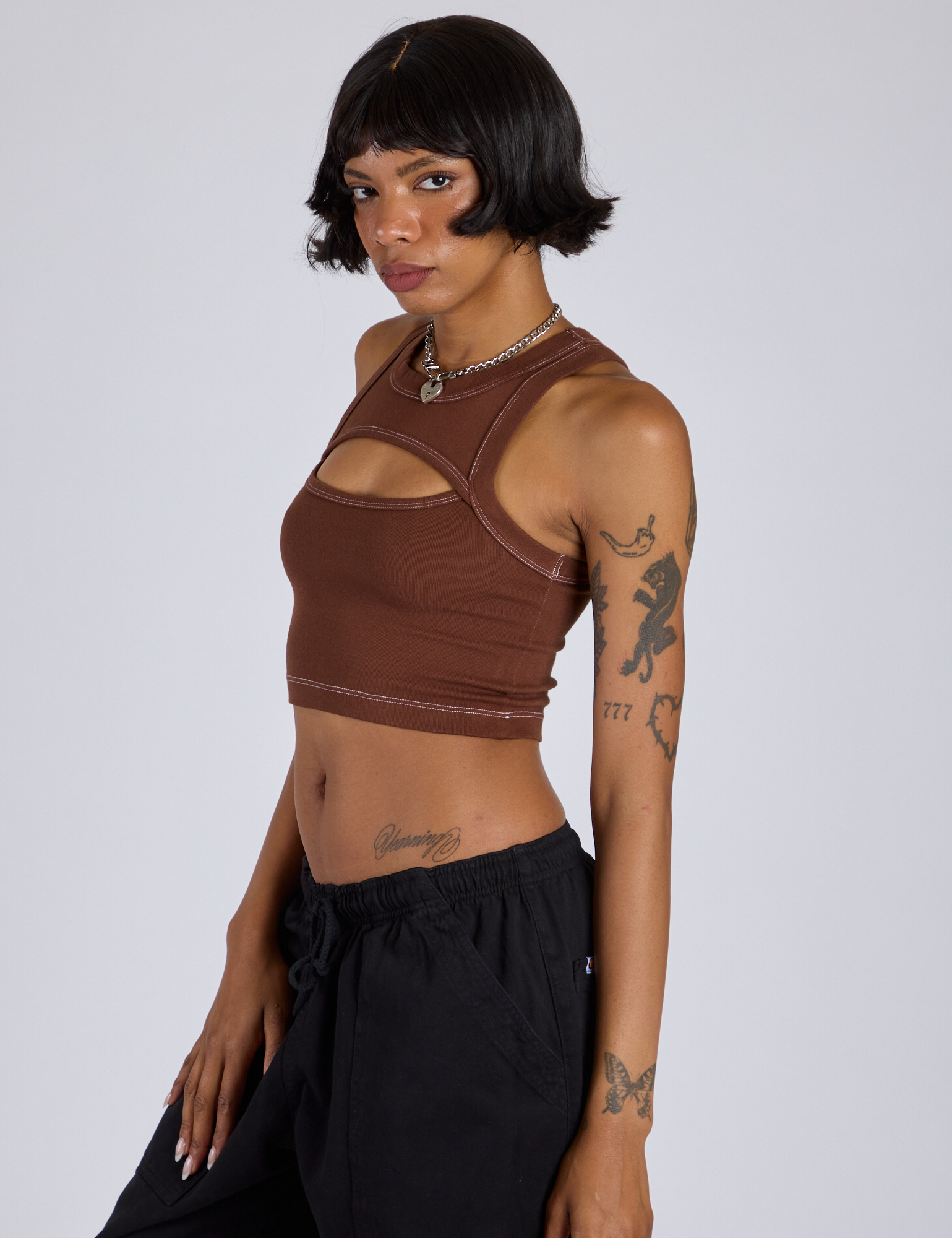 Porthole Tank - Fudgesicle Brown