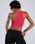 Porthole Tank - Hot Pink