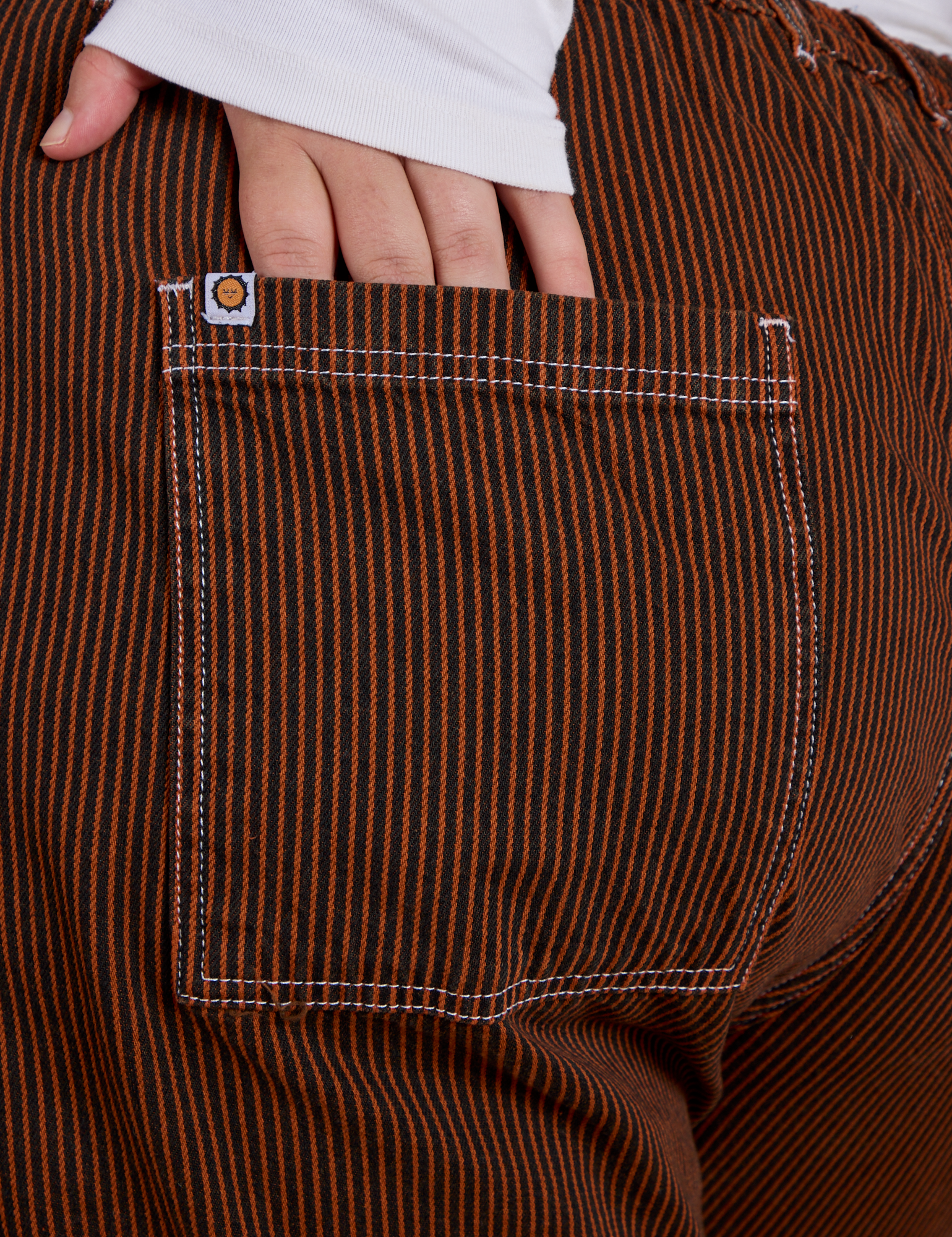 Railroad Denim Work Pants - Burnt Terracotta Overdye