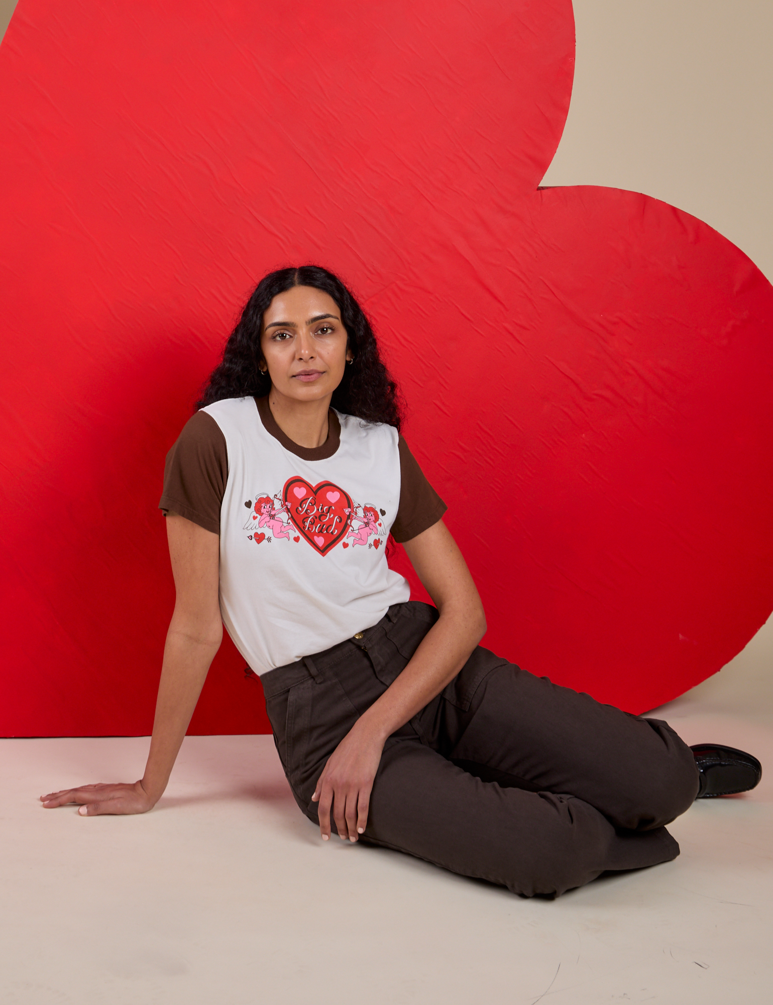 Vintage Tee in Love Big Bud worn by Shahana