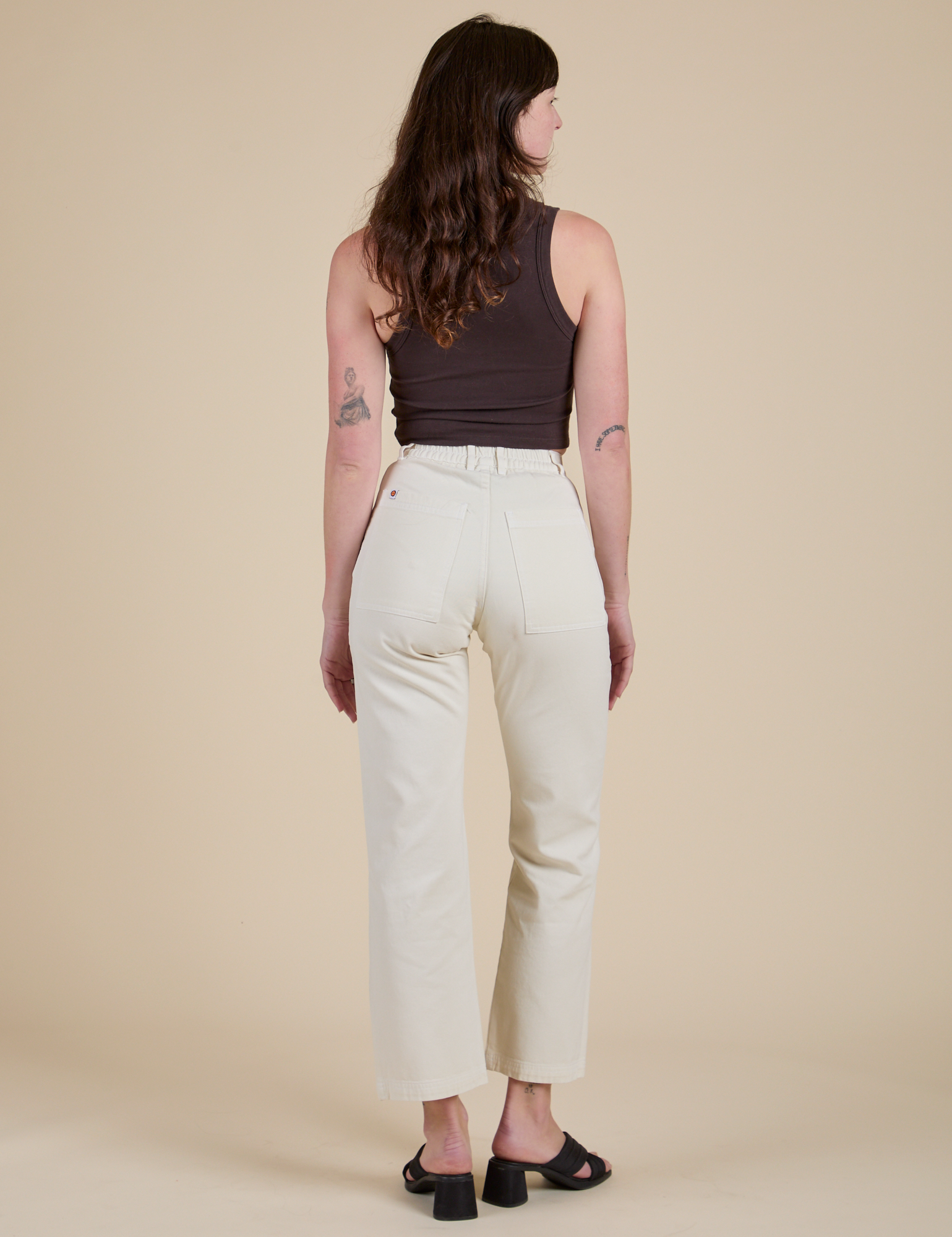 Work Pants - Vintage Tee White