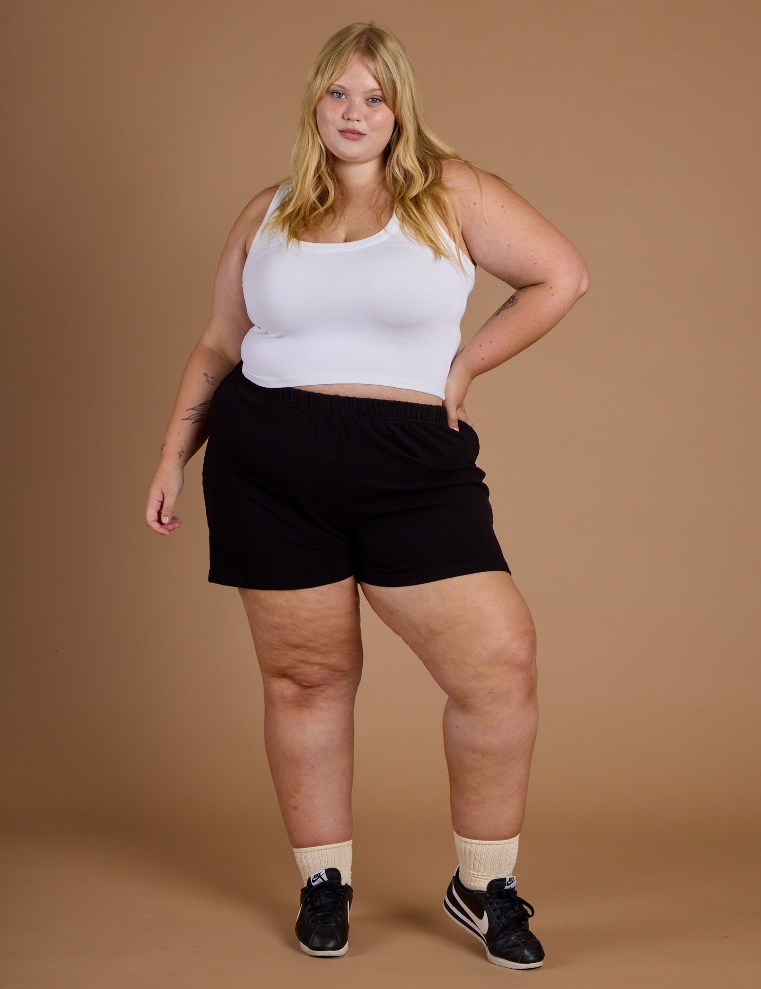 TRY-A-STYLE - Athletic Shorts - Basic Black *FINAL SALE*