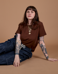 Burly Tee - Fudgesicle Brown