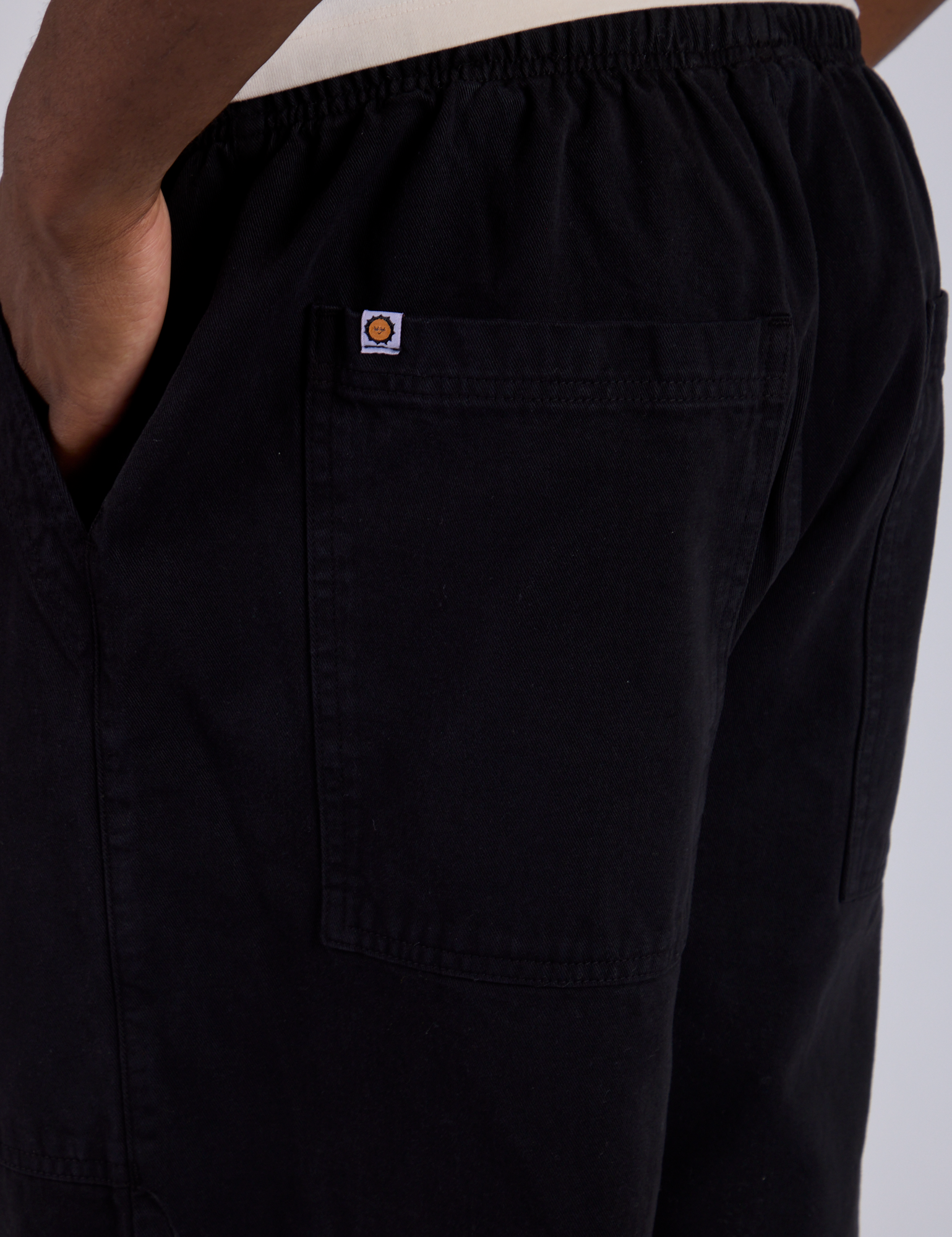 Drawstring Shorts - Basic Black