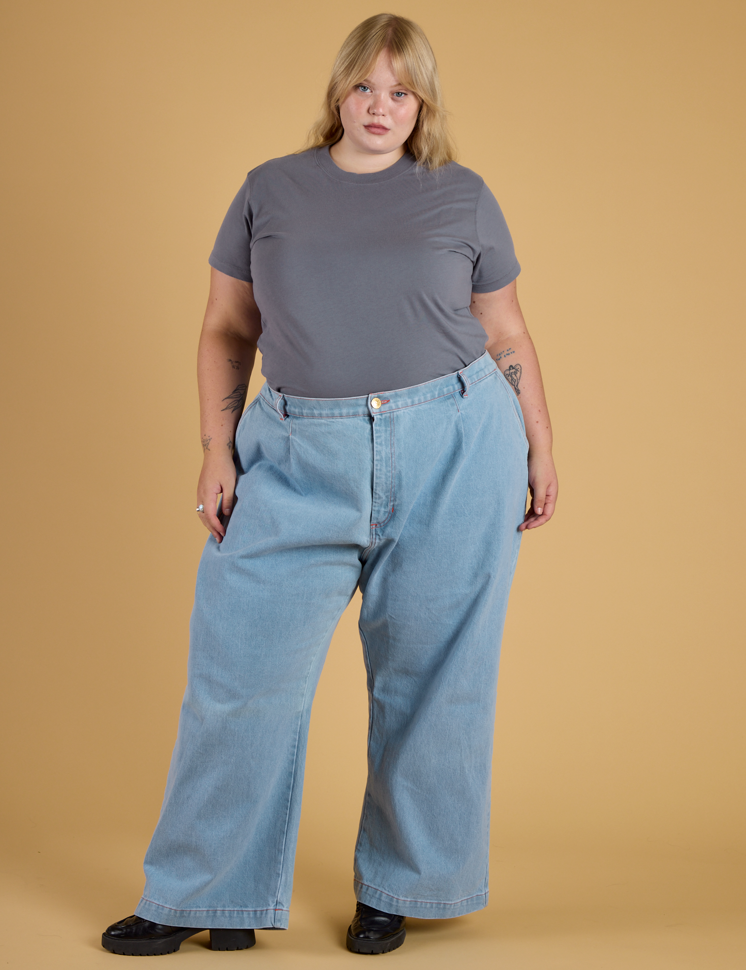 The Organic Vintage Tee - Washed Grey