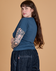 The Organic Vintage Tee - French Blue