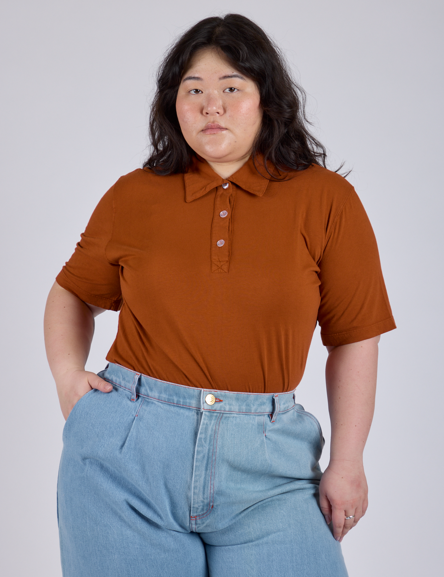 Classic Polo - Burnt Terracotta