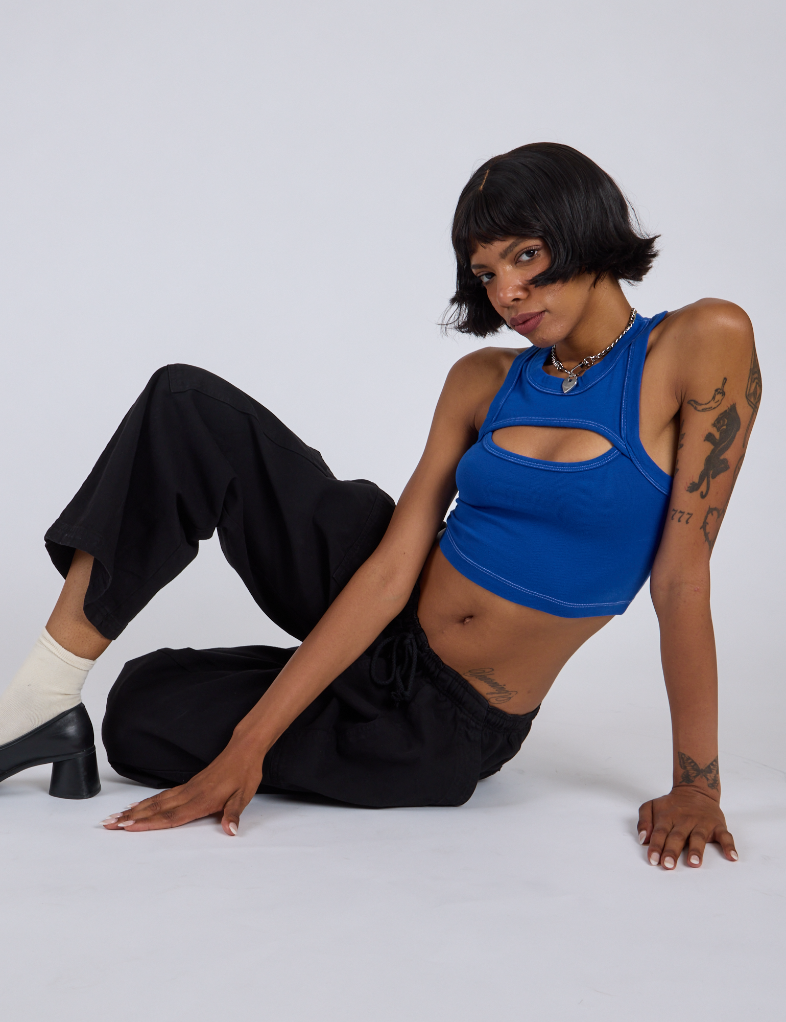 Porthole Tank - Royal Blue