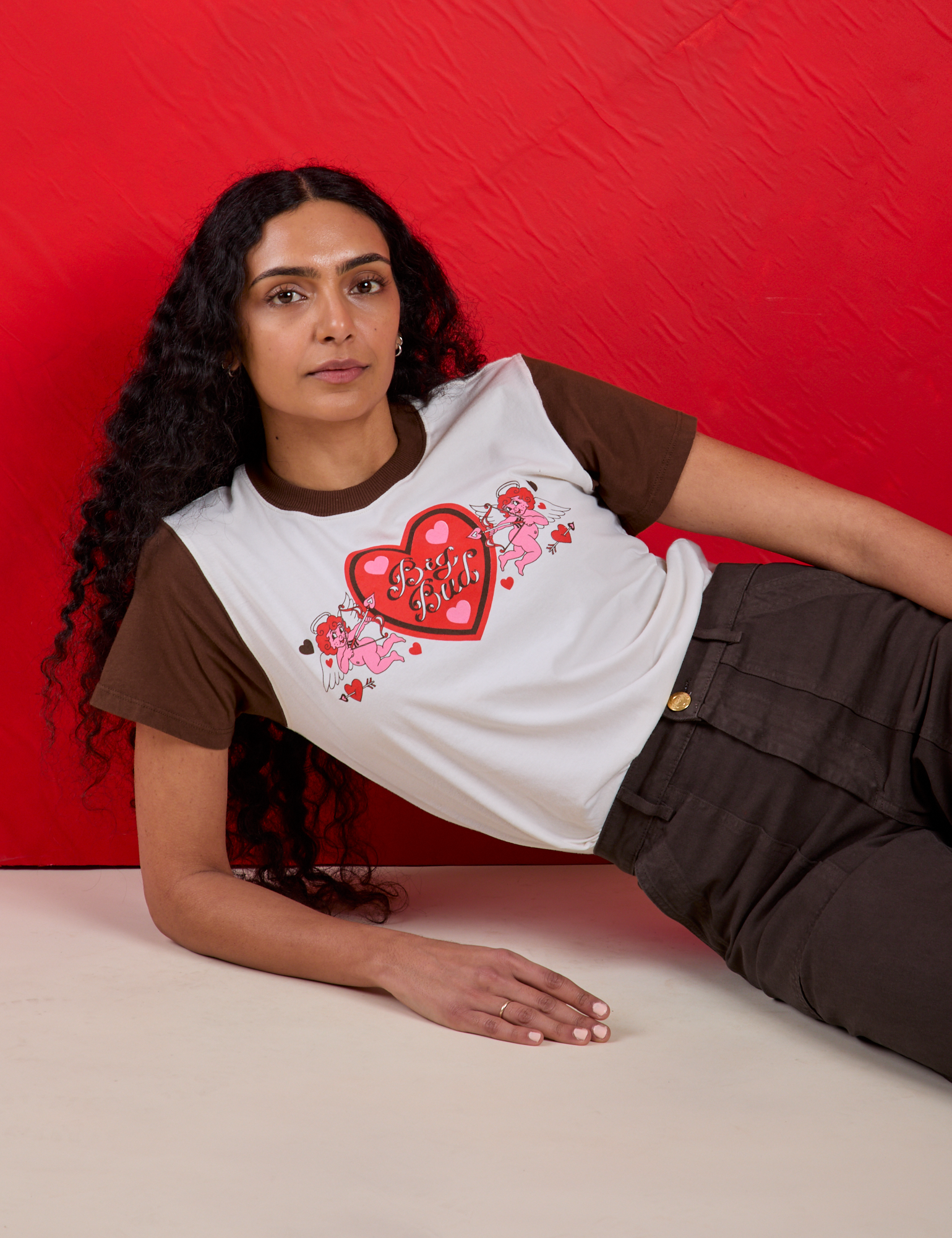 Vintage Tee in Love Big Bud on Shahana