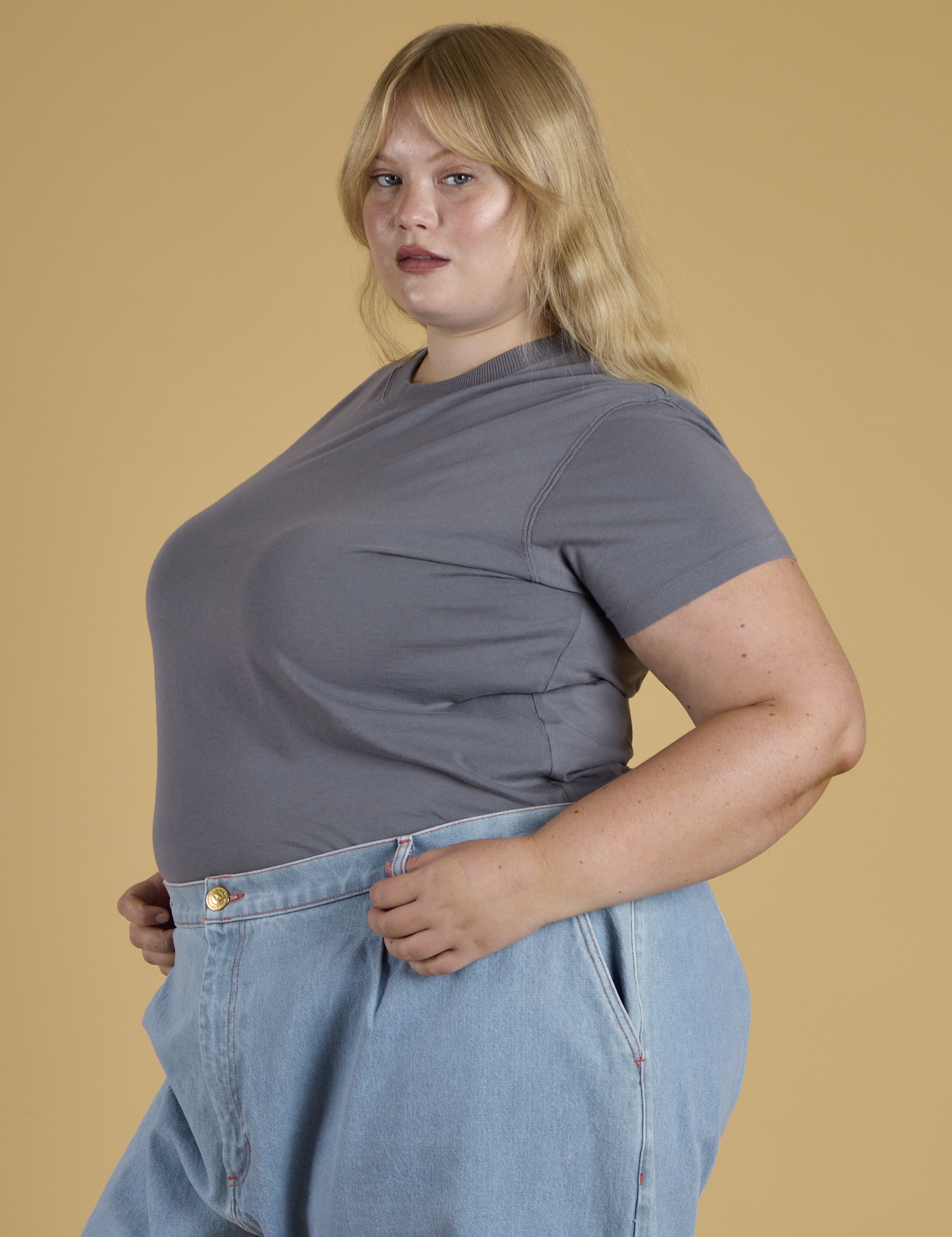 The Organic Vintage Tee - Washed Grey