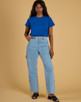 The Organic Vintage Tee - Royal Blue