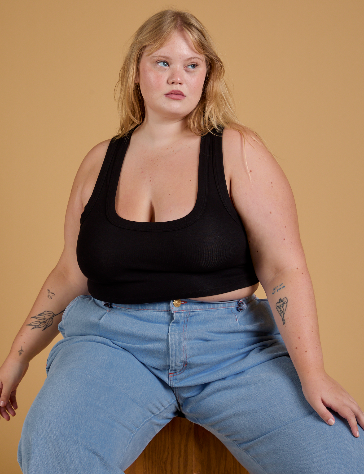 Mini Tank in Basic Black worn by Juliet