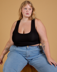 Mini Tank in Basic Black worn by Juliet