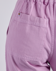 Short Sleeve Jumpsuit - Lilac Purple