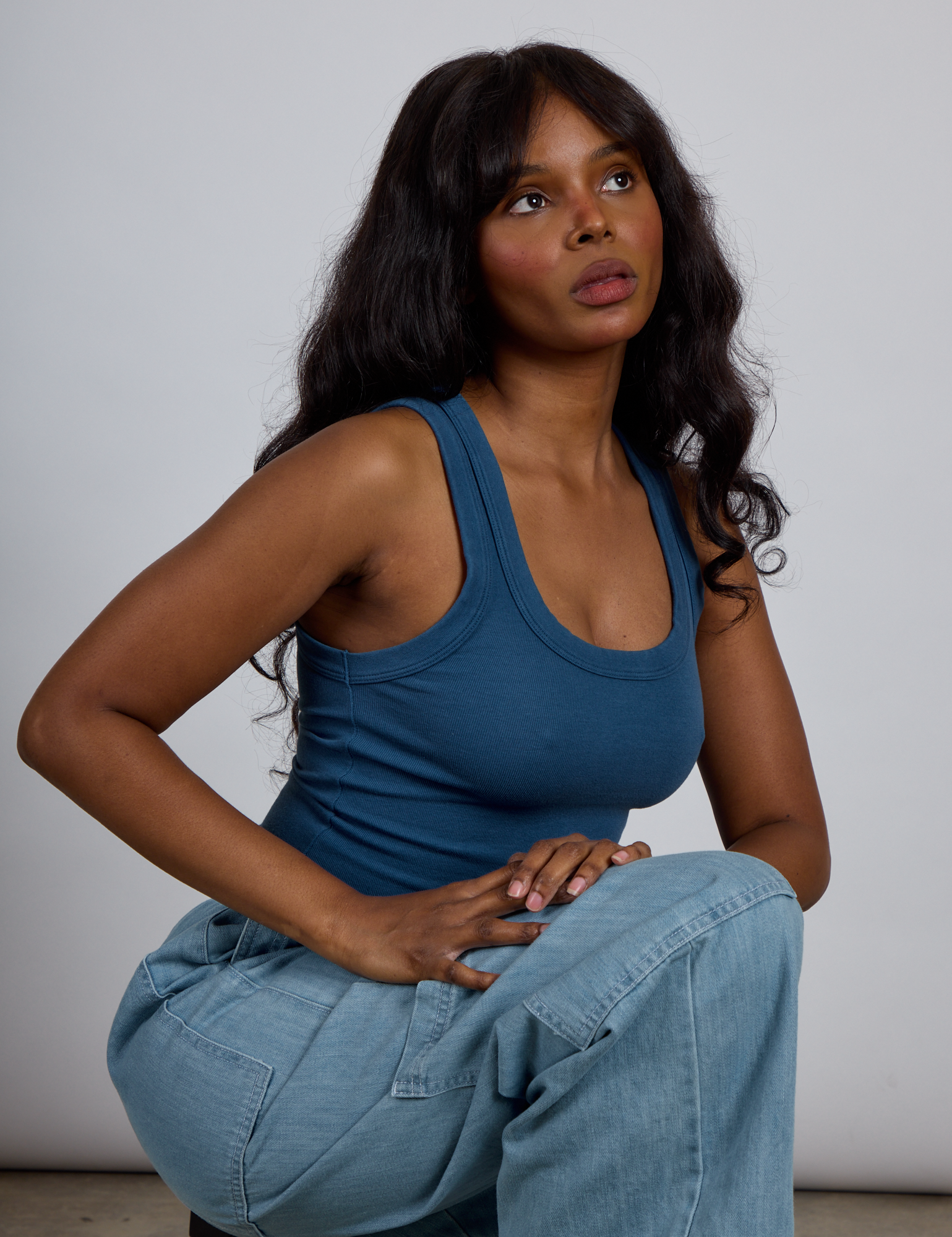 The Tank Top - French Blue
