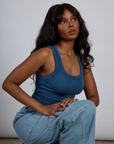 The Tank Top - French Blue